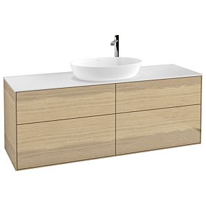 Villeroy and Boch Finion Villeroy and Boch Finion F97100PC 160x60.3cm, cover plate white matt, Oak Veneer