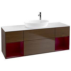 Villeroy and Boch Finion Villeroy and Boch Finion F981HBGN 160cm, cover plate white matt, shelves Peony matt lacquer, Peony veneer