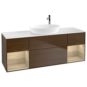 Villeroy and Boch Finion Villeroy and Boch Finion F981PCGN 160cm, cover plate white matt, shelves Oak Veneer , Oak Veneer veneer