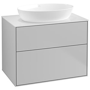 Villeroy und Boch Finion Waschtischunterschrank F99100GJ 80x60,3cm, Abdeckplatte white matt, Light grey matt