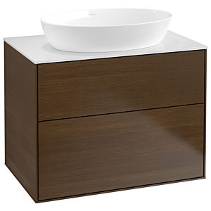Villeroy and Boch Finion Villeroy and Boch Finion F99100GN 80x60.3cm, cover plate white matt, walnut veneer