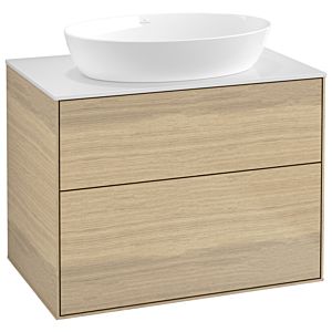 Villeroy and Boch Finion Villeroy and Boch Finion F99100PC 80x60.3cm, cover plate white matt, Oak Veneer