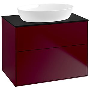 Villeroy and Boch Finion Villeroy and Boch Finion F99200HB 80x60.3cm, cover plate black matt, Peony Matt