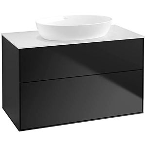 Villeroy and Boch Finion Villeroy and Boch Finion FA0100PD 100x60.3cm, cover plate white matt, black matt lacquer