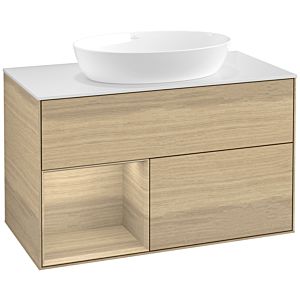 Villeroy and Boch Finion Villeroy and Boch Finion FA11PCPC 100cm, cover plate white matt, shelves Oak Veneer , Oak Veneer