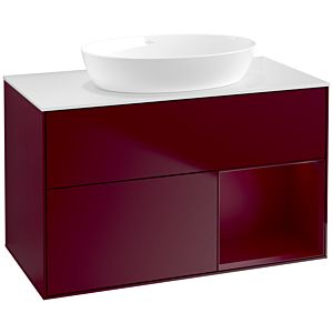 Villeroy and Boch Finion Villeroy and Boch Finion FA21HBHB 100cm, cover plate white matt, shelves Peony matt lacquer, Peony Matt