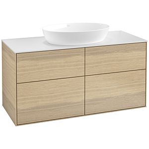 Villeroy and Boch Finion Villeroy and Boch Finion FA3100PC 120x60.3cm, cover plate white matt, Oak Veneer