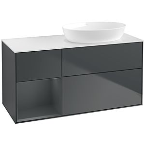 Villeroy and Boch Finion Villeroy and Boch Finion FA41HGHG 120cm, cover plate white matt, shelves Midnight matt lacquer, Midnight Blue Matt Lacquer
