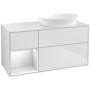 Villeroy and Boch Finion Villeroy and Boch Finion FA41MTMT 120cm, cover plate white matt, shelves white matt lacquer, white matt lacquer
