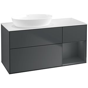 Villeroy and Boch Finion Villeroy and Boch Finion FA51HGHG 120cm, cover plate white matt, shelves Midnight matt lacquer, Midnight Blue Matt Lacquer