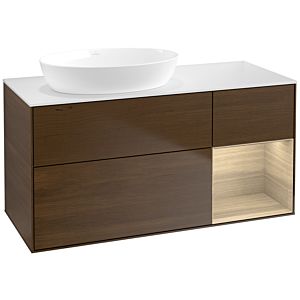 Villeroy and Boch Finion Villeroy and Boch Finion FA51PCGN 120cm, cover plate white matt, shelves Oak Veneer , Oak Veneer veneer