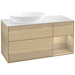 Villeroy and Boch Finion Villeroy and Boch Finion FA51PCPC 120cm, cover plate white matt, shelves Oak Veneer , Oak Veneer