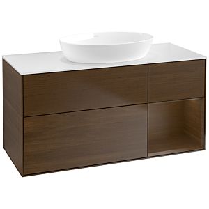 Villeroy and Boch Finion Villeroy and Boch Finion FA71GNGN 120cm, cover plate white matt, shelves Walnut Veneer , Walnut Veneer veneer