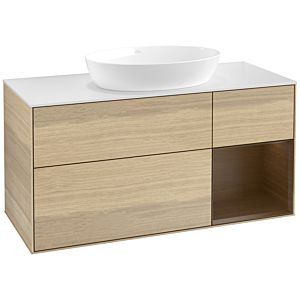 Villeroy and Boch Finion Villeroy and Boch Finion FA71GNPC 120cm, cover plate white matt, shelves Walnut Veneer , Oak Veneer