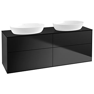Villeroy and Boch Finion Villeroy and Boch Finion FA8200PD 160x60.3cm, cover plate black matt, black matt lacquer