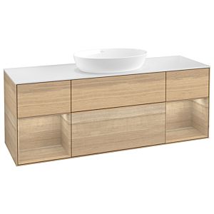 Villeroy and Boch Finion Villeroy and Boch Finion FD01PCPC 120cm, cover plate white matt, shelves Oak Veneer , Oak Veneer