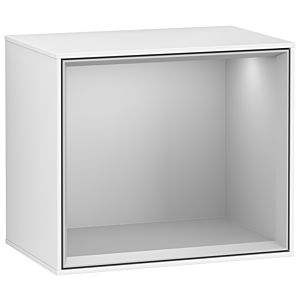 Villeroy and Boch Finion module FD10GJGF 41.8x35.6x27cm, shelf light gray, glossy white lacquer