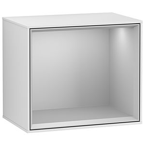 Villeroy und Boch Finion Regalmodul FD10GJMT 41,8x35,6x27cm, Regal Light Grey, White matt lacquer
