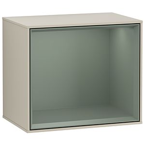 Villeroy und Boch Finion Regalmodul FD10GMHH 41,8x35,6x27cm, Regal Olive Matt, Sand Matt Lacquer