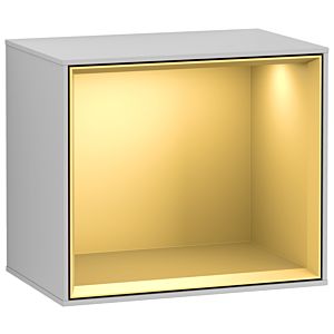 Villeroy and Boch Finion module FD10HFGJ 41.8x35.6x27cm, shelf gold matt, light gray matt
