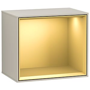 Villeroy and Boch Finion module FD10HFHH 41.8x35.6x27cm, shelf gold matt, Sand Matt Lacquer