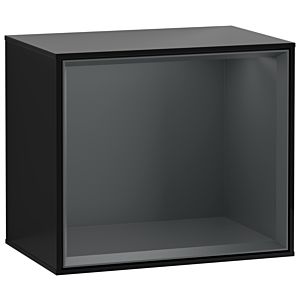 Villeroy and Boch Finion module FD10HGPH 41.8x35.6x27cm, shelf Midnight Blue , Glossy Black Lacquer