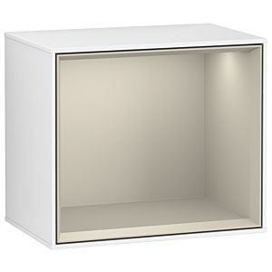 Villeroy and Boch Finion module FD10HHGF 41.8x35.6x27cm, shelf Sand matt, glossy white lacquer