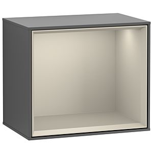 Villeroy und Boch Finion Regalmodul FD10HHGK 41,8x35,6x27cm, Regal Sand Matt, Anthracite matt