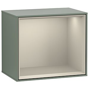 Villeroy and Boch Finion module FD10HHGM 41.8x35.6x27cm, shelf Sand matt, Olive Matt Lacquer
