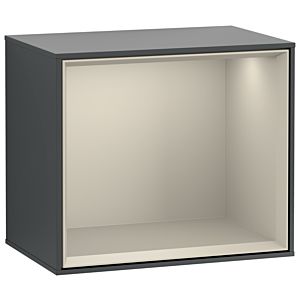 Villeroy und Boch Finion Regalmodul FD10HHHG 41,8x35,6x27cm, Regal Sand Matt, Midnight Blue Matt Lacquer