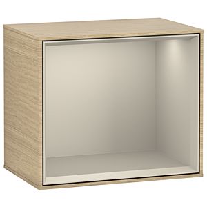 Villeroy und Boch Finion Regalmodul FD10HHPC 41,8x35,6x27cm, Regal Sand Matt, Oak Veneer