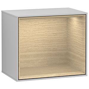 Villeroy and Boch Finion module FD10PCGJ 41.8x35.6x27cm, shelf Oak Veneer , light gray matt