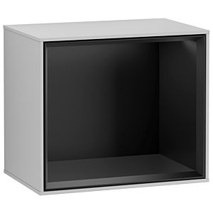 Villeroy und Boch Finion Regalmodul FD10PDGJ 41,8x35,6x27cm, Regal Black Matt, Light grey matt