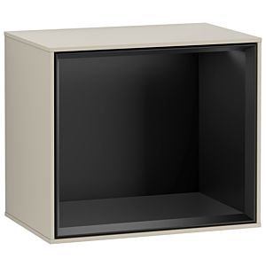 Villeroy and Boch Finion module FD10PDHH 41.8x35.6x27cm, shelf Black Matt, Sand Matt Lacquer