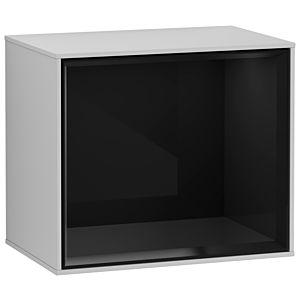 Villeroy and Boch Finion module FD10PHGJ 41.8x35.6x27cm, shelf Glossy Black, Light gray matt