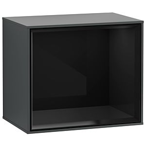 Villeroy und Boch Finion Regalmodul FD10PHHG 41,8x35,6x27cm, Regal Glossy Black, Midnight Blue Matt Lacquer