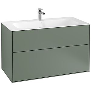 Villeroy and Boch Finion Villeroy and Boch Finion G02000GM 99.6x59.1x49.8cm, Olive Matt Lacquer , with wall lighting