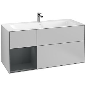 Villeroy and Boch Finion Villeroy and Boch Finion G060HGGJ 119.6x59.1cm, Emotion, shelf on the left Midnight Blue Matt Lacquer , light gray matt