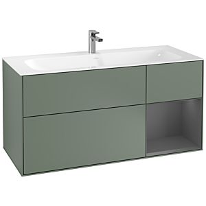 Villeroy and Boch Finion Villeroy and Boch Finion G070GKGM 119.6x59.1cm, Emotion, shelf right Anthracite matt, Olive Matt Lacquer