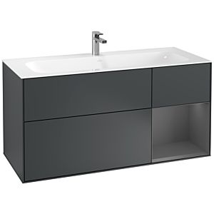Villeroy and Boch Finion Villeroy and Boch Finion G070GKHG 119.6x59.1cm, Emotion, shelf right Anthracite matt, Midnight Blue Matt Lacquer
