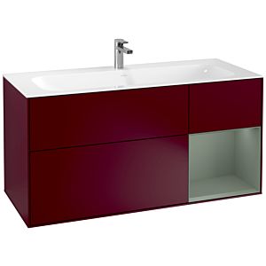 Villeroy et Boch Finion Villeroy et Boch G070GMHB 119,6x59,1cm, Emotion, étagère à droite Olive Matt Lacquer , Peony Matt