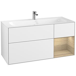 Villeroy and Boch Finion Villeroy and Boch Finion G070PCGF 119.6x59.1cm, Emotion, shelf on the right Oak Veneer , Glossy white lacquer