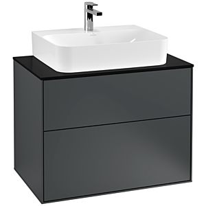Villeroy et Boch Finion Villeroy et Boch G09200HG 80x60.3x50.1cm, Emotion, plaque de finition noir mat, Midnight Blue Matt Lacquer