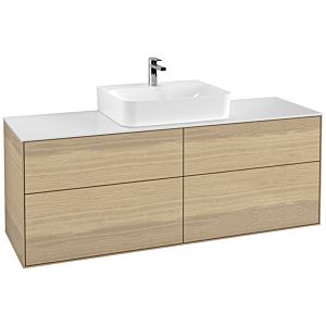 Villeroy et Boch Finion Villeroy et Boch G19100PC 160x60.3cm, Emotion, plaque de finition blanc mat, Oak Veneer
