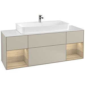 Villeroy and Boch Finion Villeroy and Boch Finion G211PCHH 160cm, cover plate matt white, emotion, shelves Oak Veneer , Sand Matt Lacquer