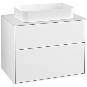 Villeroy and Boch Finion Villeroy and Boch Finion G22100GF 80x60.3cm, Emotion, cover plate white matt, Glossy white lacquer
