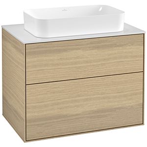 Villeroy et Boch Finion Villeroy et Boch G22100PC 80x60.3cm, Emotion, plaque de finition blanc mat, Oak Veneer