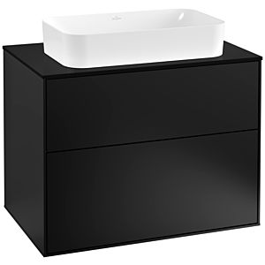 Villeroy and Boch Finion Villeroy and Boch Finion G22200PD 80x60.3cm, Emotion, cover plate black matt, black matt lacquer
