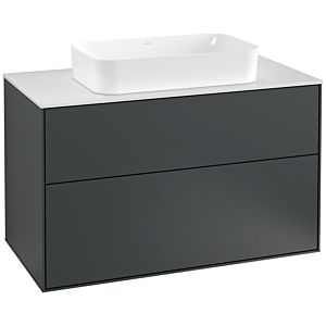 Villeroy and Boch Finion Villeroy and Boch Finion G23100HG 100x60.3cm, Emotion, cover plate matt white, Midnight Blue Matt Lacquer