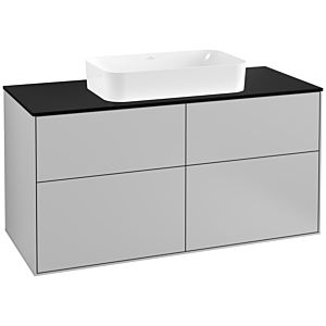 Villeroy and Boch Finion Villeroy and Boch Finion G26200GJ 120x60.3cm, Emotion, cover plate black matt, light gray matt